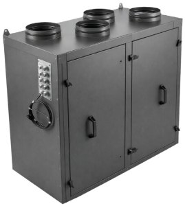 Приточно-вытяжная установка с роторным рекуператором RWN-RR-300(30m)-ЕС-НЕ0,4-Compact(N)