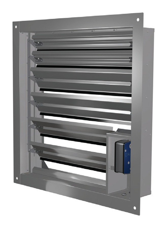 Клапан дымоудаления ДМУ-МС 350×350 многостворчатый