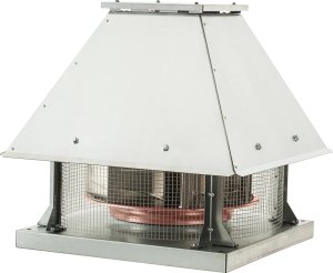 Взрывозащищённый крышный центробежный вентилятор с горизонтальным выбросом BRCF-EX 500 T