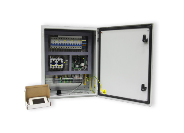 Щит управления с выносным пультом DMXGT/2,2кВт/V/Fi/HW/CW/CF/HE.3х8кВт/M-IP65